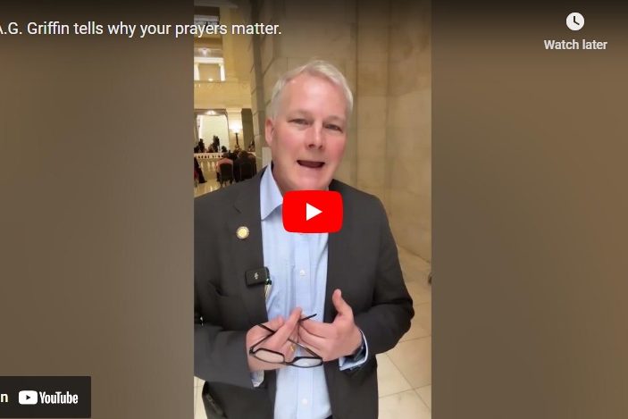 Arkansas Attorney General Tim Griffin Tells Why Your Prayers Matter