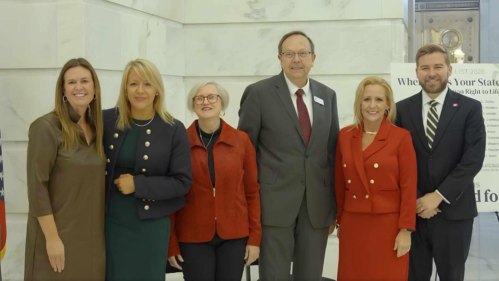 Arkansas Pro-Life Leaders Host Press Conference with Governor Sanders, Americans United for Life