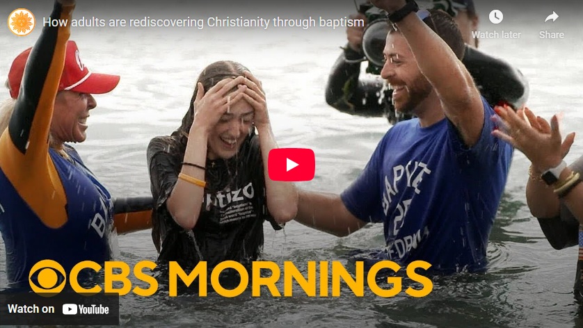 How Adults are Rediscovering Christianity Through Baptism: CBS Reports
