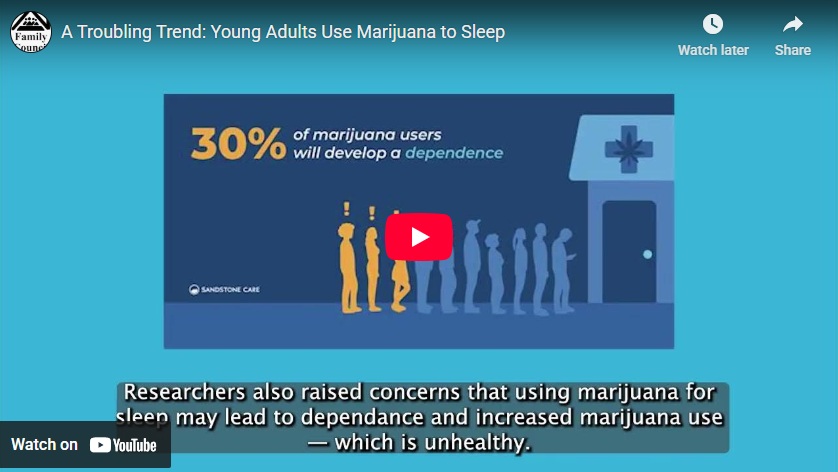 A Troubling Trend: Young Adults Use Marijuana to Sleep