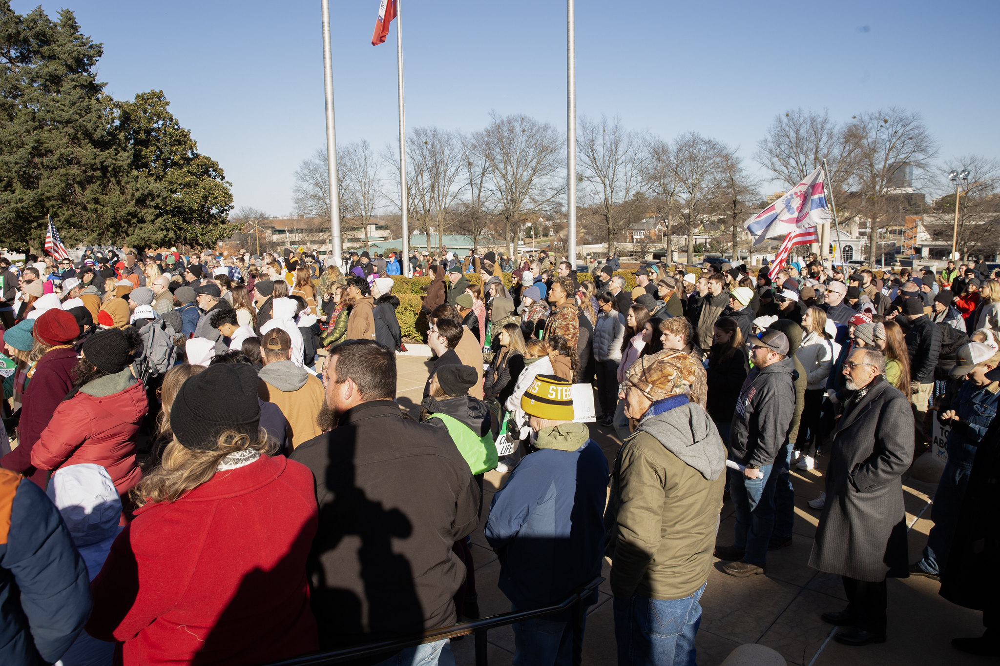 Despite Cold, Arkansans March for Life in Little Rock