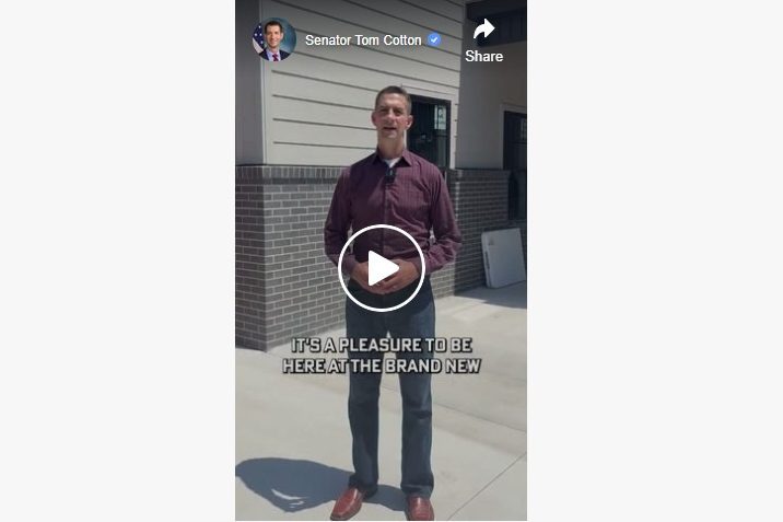 U.S. Sen. Cotton Praises Pregnancy Resource Center for “Doing the Lord’s Work,” Building Strong Families