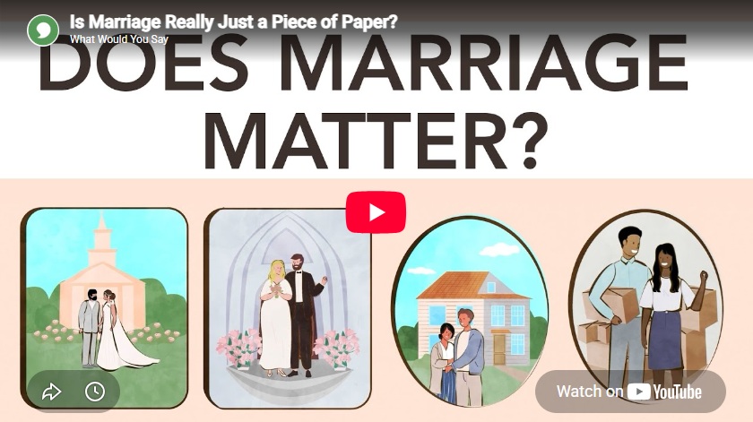 Is Marriage Really Just a Piece of Paper?